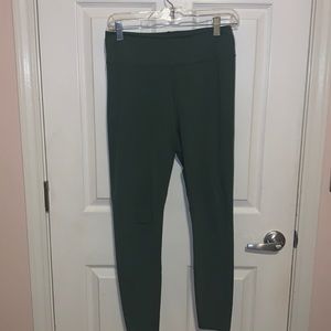 Olive green leggings